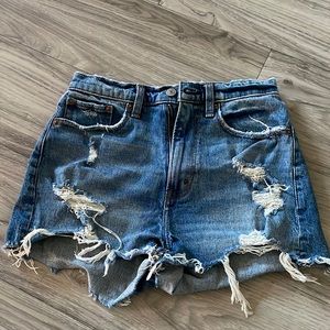 Abercrombie Mom High Waisted Shorts